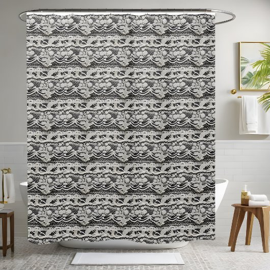 上品なテクスチャホワイトシャワーカーテン シャワーカーテン