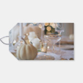 上品なディナーファンシーパーティープレイスセッティングサンキュー ギフトタグ (裏面横)