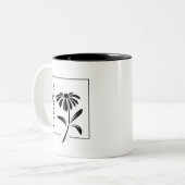 上品なデイジー マグ - オーダーメイドのギフト (正面左)