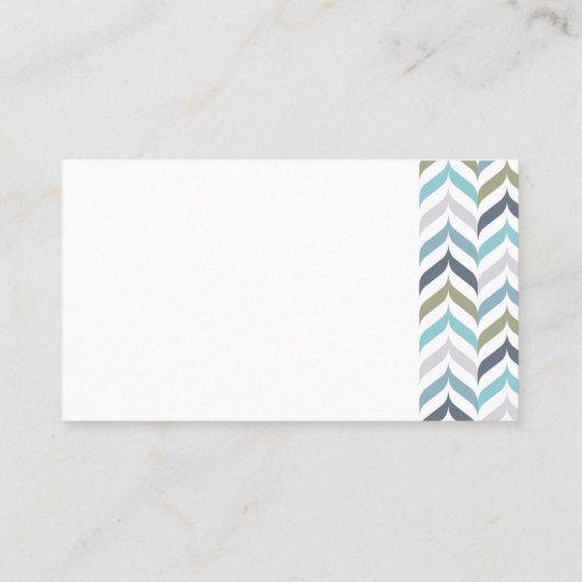 上品なデザイン名刺 名刺 (裏面)