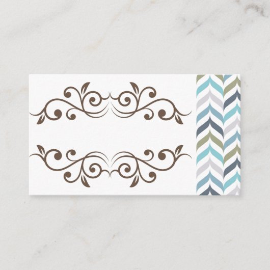 上品なデザイン名刺 名刺 (正面)