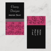 上品なデザイン 名刺 (正面/裏面)