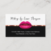 上品なトレンディーメイクアップアーティストの名刺 名刺 (正面)