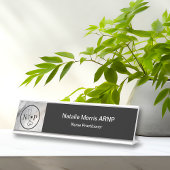 上品なナース開業医 デスクネームプレート
