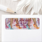 上品なハイヒール靴 ラベル (インサイチュ)