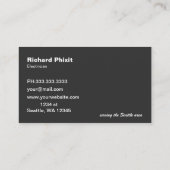 上品なハンディツールの便利屋 名刺 (裏面)