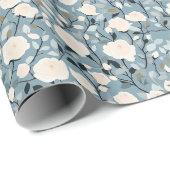 上品なバラユニークラッピング紙 ラッピングペーパー (ロールコーナー)