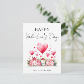 上品なバレンタインデー実在エステートプロモーション シーズンポストカード (スタンド正面)