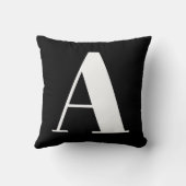 上品なパーソナライズされた手紙 クッション (裏面)