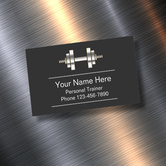上品なパーソナルトレーナーのビジネスマグネット マグネット名刺