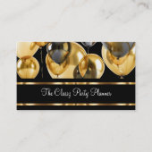 上品なパーティープランナーとオーガナイザー 名刺 (正面)