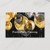 上品なパーティープランナー名刺 名刺 (正面)