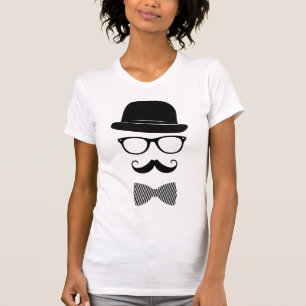 上品なヒップスター Tシャツ