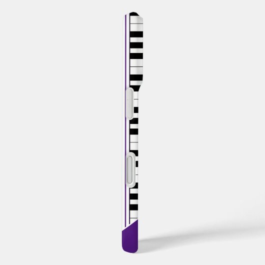 上品なピアノ鍵 |紫王室の紫 Case-Mate iPhoneケース (裏面 / 右)