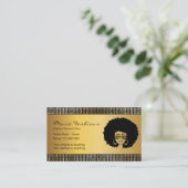 上品なファッション名刺 名刺 (スタンド正面)