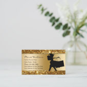 上品なファッション名刺 名刺 (スタンド正面)