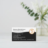 上品なフィジカルセラピーとバランスクリニック 名刺 (スタンド正面)