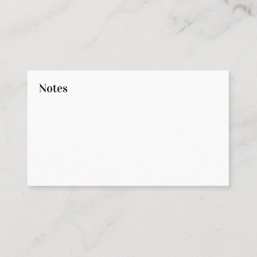 上品なフィットネスコーチまたはアスレティックトレーナー 名刺 (裏面)