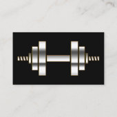 上品なフィットネスパーソナルトレーナー名刺 名刺 (裏面)