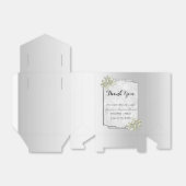 上品なフローラジェムシルバーフレーム結婚ズ フェイバーボックス (折り畳みなし)