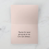 上品なフローラ母のデイカードとメッセージ シーズンカード (内部)