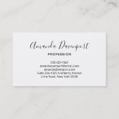 上品なブルゴーニュ大理石抽象芸術背景 名刺 (裏面)