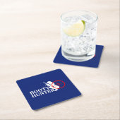 上品なブーティーハンター スクエアペーパーコースター (インサイチュ)