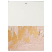 上品なブ芸術的ッシュピンク金ゴールド油絵を描テクスチャ クリップボード (裏面)