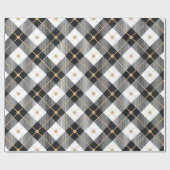 上品なプレイドラッピング紙 ラッピングペーパー (フラット)