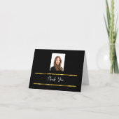 上品なプロフェッショナルまたは不動産仲介業者サンキューカード サンキューカード (正面)