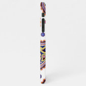 上品なペイズリーデザイン iPhoneケース (左側)