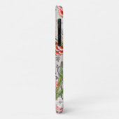 上品なペイズリーパターンイニシャルギフト彼女のために Case-Mate iPhoneケース (裏面/左)