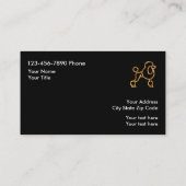 上品なペットグルーミングの名刺 名刺 (裏面)