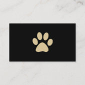 上品なペット名刺 名刺 (裏面)