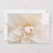 上品なホワイトフローラギフト証明書 (正面)