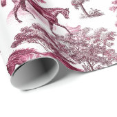 上品なマエレガントゼンタ素朴ンウズカントリートイル ラッピングペーパー (ロールコーナー)