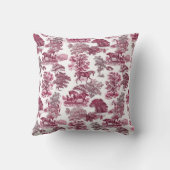 上品なマジエレガントタ素朴ンレッドトイレウマ クッション (裏面)