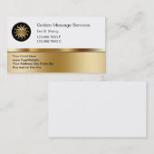 上品なマッサージ名刺 名刺 (正面/裏面)