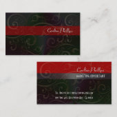 上品なマーケティングコンサルタントの名刺 名刺 (正面/裏面)