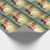 上品なマーティーニマーメイドサンダー_コーブ ラッピングペーパー (角)
