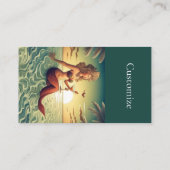 上品なマーティーニマーメイドサンダー_コーブ 名刺 (裏面)