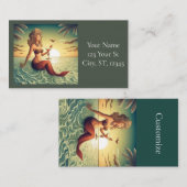 上品なマーティーニマーメイドサンダー_コーブ 名刺 (正面/裏面)