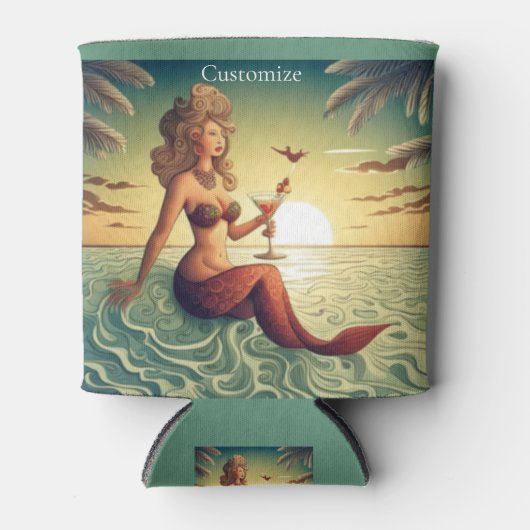 上品なマーティーニマーメイドサンダー_コーブ 缶クーラー (正面)