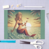 上品なマーティーニマーメイドサンダー_コーブ 薄葉紙 (クラフト)