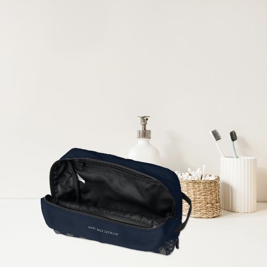 上品なメンズモノグラムの |パーソナライズされた | ドップキット