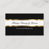 上品なメーキャップアーティストの名刺 名刺 (正面)