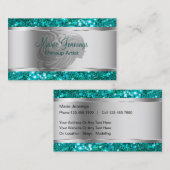 上品なメーキャップアーティストの名刺 名刺 (正面/裏面)