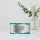 上品なメーキャップアーティストの名刺 名刺 (スタンド正面)