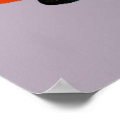 上品なモダンキツネガール ポスター (角)