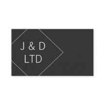 上品なモダンプロフェッショナル名刺